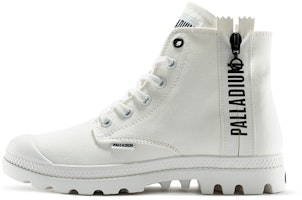 (Women) Palladium Pampa 2 Back Zip Cvs 'White Canvas High-Top' 97084-116-M (Women) Palladium Pampa 2 Back Zip Cvs 'White Canvas High-Top' 97084-116-M