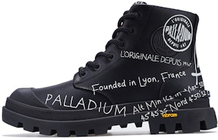(Women) Palladium Pampa Hi 'Black and White' 98961-002-M (Women) Palladium Pampa Hi 'Black and White' 98961-002-M