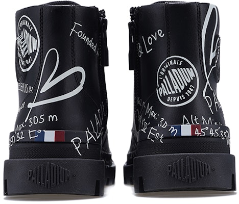 (Women) Palladium Pampa Hi 'Black and White' 98961-002-M Lookbook (Women) Palladium Pampa Hi 'Black and White' 98961-002-M