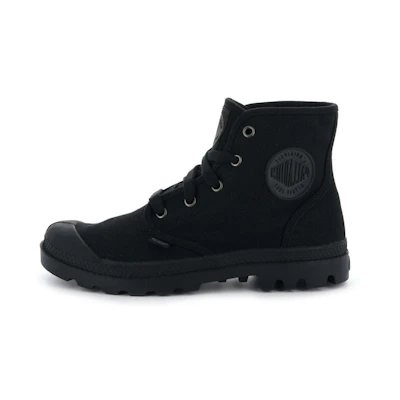 (W) Palladium Pampa Hi 'Black Canvas'