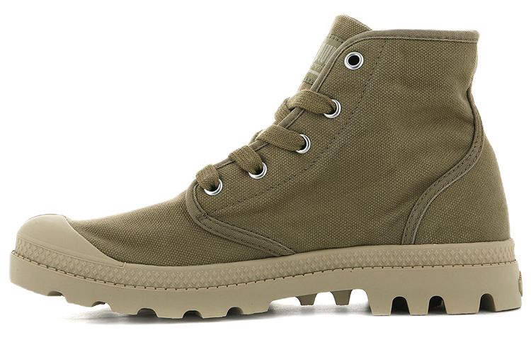 (Women) Palladium Pampa Hi 'Brown Canvas' 92352-307-M