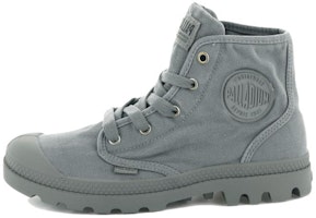 (Women) Palladium Pampa Hi 'Grey Canvas' 92352-011-M (Women) Palladium Pampa Hi 'Grey Canvas' 92352-011-M