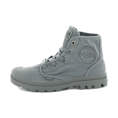 (W) Palladium Pampa Hi 'Grey Canvas'