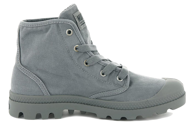 Order (Women) Palladium Pampa Hi 'Grey Canvas' 92352-011-M