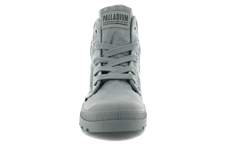 Shop (Women) Palladium Pampa Hi 'Grey Canvas' 92352-011-M