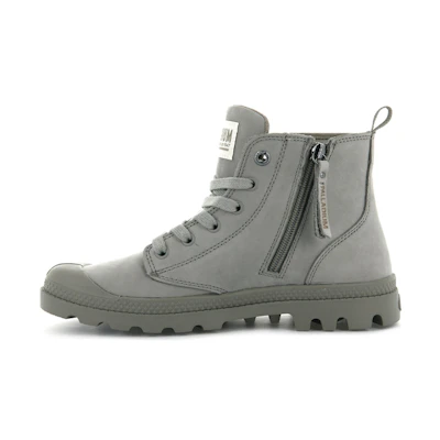 (W) Palladium Pampa Hi 'Grey Fashion'