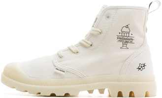 (Women) Palladium Pampa Hi 'Shake Retro Artistic White' 96637-051-M (Women) Palladium Pampa Hi 'Shake Retro Artistic White' 96637-051-M