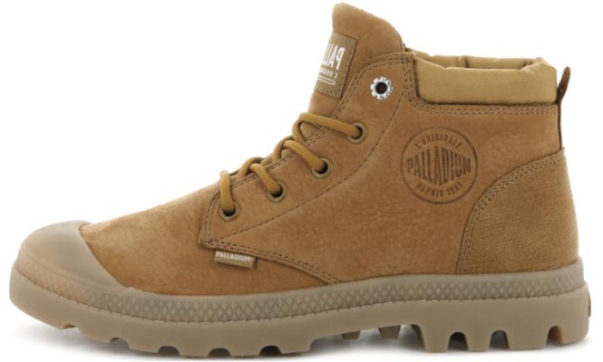 (Women) Palladium Pampa Hi Cuff Leather 'Khaki Brown' 95561-717-M Buy (Women) Palladium Pampa Hi Cuff Leather 'Khaki Brown' 95561-717-M
