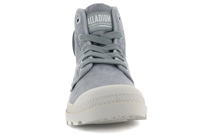 Shop (W) Palladium Pampa Hi Twill 'Gris Blanco' 92352-071-M