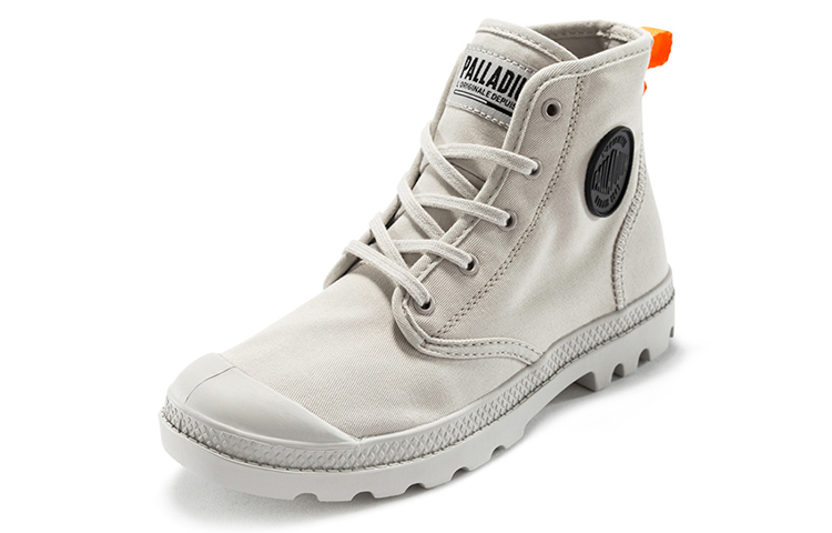 Order (Women) Palladium Pampa Hi Twill 'Lunar Grey' 97074-019-M