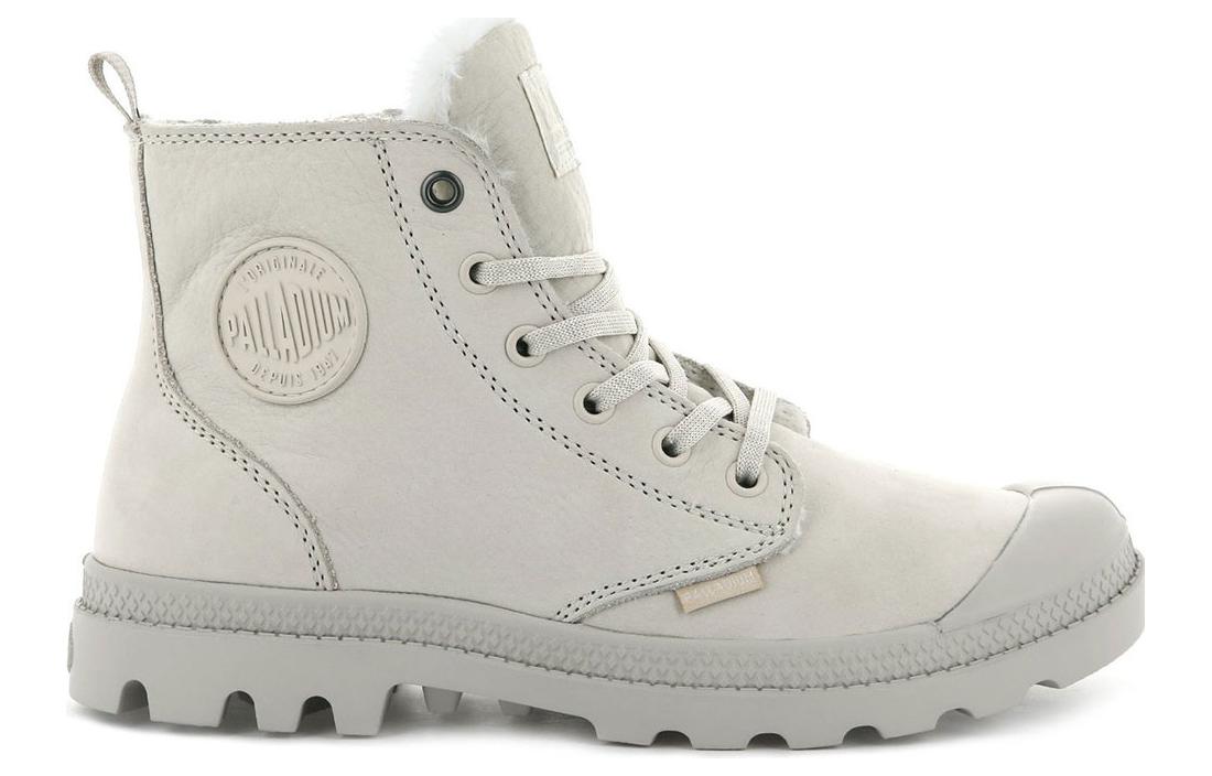 Order (W) Palladium Pampa Hi Zip 'Putih Kasual Seni Berbulu Lembut' 95982-176-M