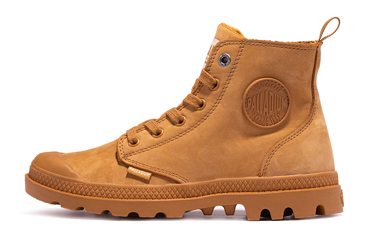 (W) Palladium Pampa Hi Zip NBK 'Amber Yellow'