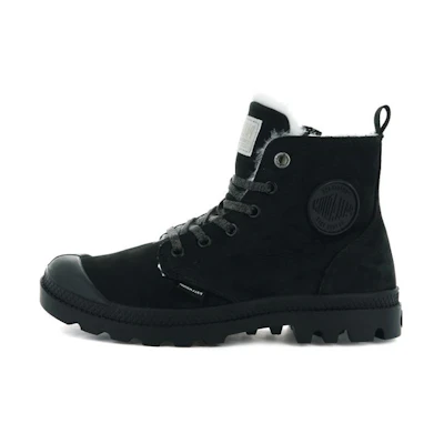 (W) Palladium Pampa Hi Zip WL 'Black Martin Boot'