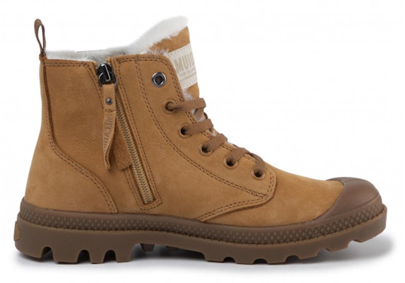 (Women) Palladium Pampa Hi Zip WL 'Brown Fleece-Lined' 95982-717-M Order (Women) Palladium Pampa Hi Zip WL 'Brown Fleece-Lined' 95982-717-M