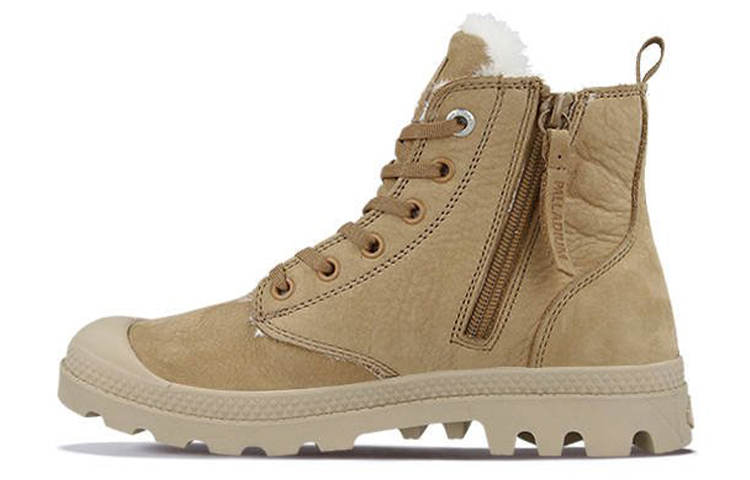 (Women) Palladium Pampa Hi Zip WL 'Light Brown' 95982-252-M