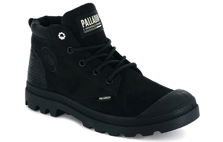 (W) Palladium Pampa Lo Cuff Lea 'Black' 圖 3
