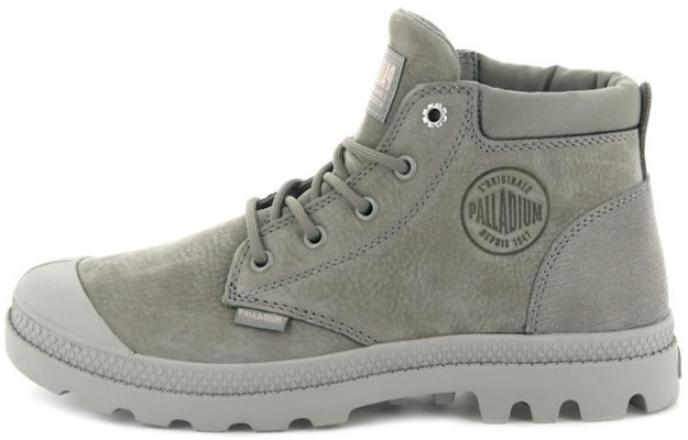 (Women) Palladium Pampa Lo Cuff Lea 'Grey Casual High-Top' 95561-044-M Buy (Women) Palladium Pampa Lo Cuff Lea 'Grey Casual High-Top' 95561-044-M