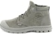 (W) Palladium Pampa Lo Cuff Lea 'Kelabu Kasual Tinggi-Atas' 95561-044-M