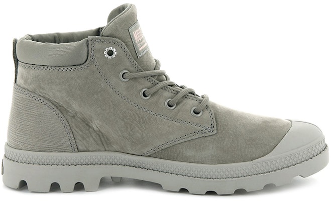 (Women) Palladium Pampa Lo Cuff Lea 'Grey Casual High-Top' 95561-044-M Order (Women) Palladium Pampa Lo Cuff Lea 'Grey Casual High-Top' 95561-044-M