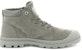 (W) Palladium Pampa Lo Cuff Lea 'Kelabu Kasual Tinggi-Atas' 95561-044-M