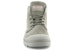 (W) Palladium Pampa Lo Cuff Lea 'Kelabu Kasual Tinggi-Atas' 95561-044-M