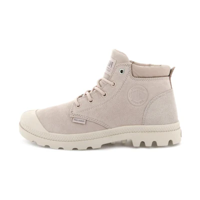 (W) Palladium Pampa Lo Cuff Lea 'Pink Casual High-Top'