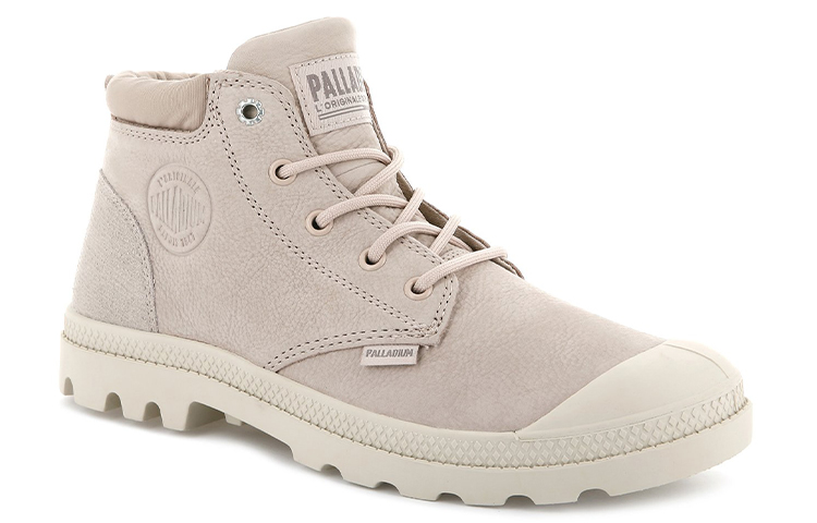 (W) Palladium Pampa Lo Cuff Lea 'Pink Casual High-Top' 圖 3