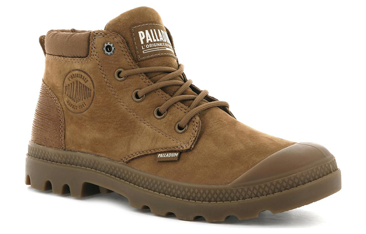 Lookbook (Women) Palladium Pampa Lo Cuff Leather 'Brown Outdoor' 95561-257-M