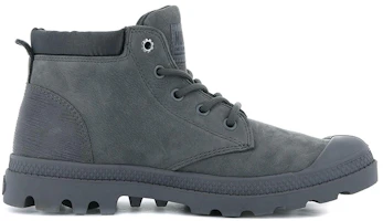 Order (Women) Palladium Pampa Lo Cuff Leather 'Cement Grey' 95561-054-M