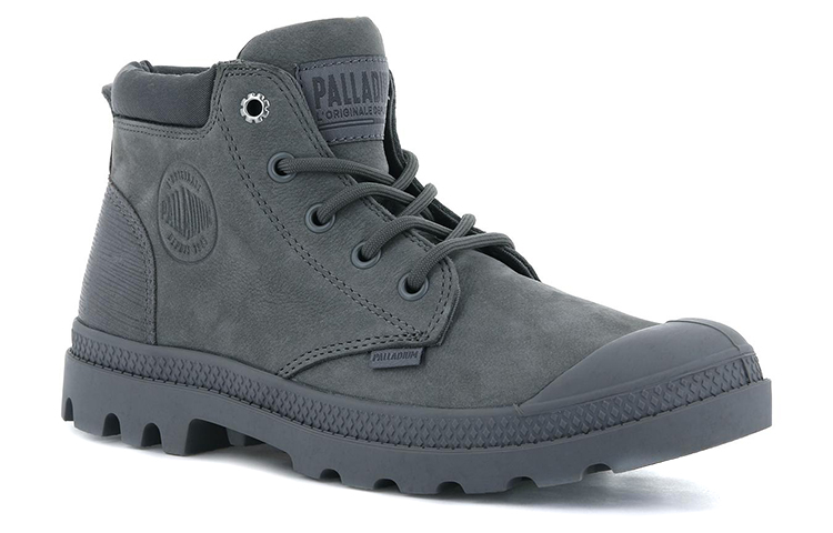 Lookbook (W) Palladium Pampa Lo Cuff Kulit 'Cement Grey' 95561-054-M