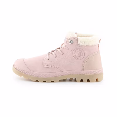 (W) Palladium Pampa Lo WT 'Light Pink Fur'