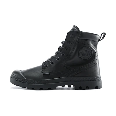 (W) Palladium Pampa London Lth 'Versatile CMFT High-Top Black'