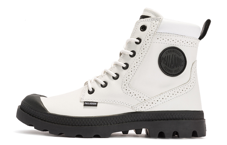 (Women) Palladium Pampa London Lth 'White' 96848-100-M