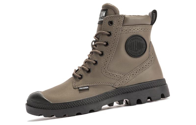 Order (W) Palladium Pampa London Cuero Alto 'Marrón Oscuro' 96848-213-M