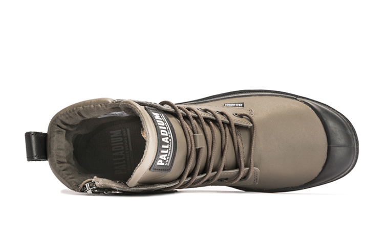 Purchase (W) Palladium Pampa London Cuero Alto 'Marrón Oscuro' 96848-213-M