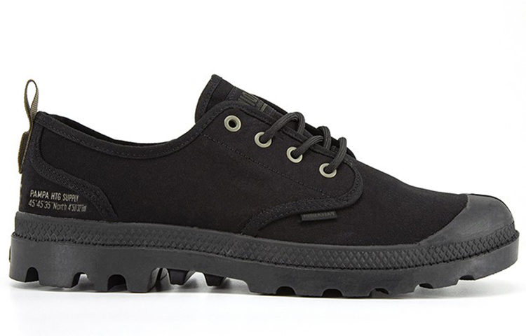 (W) Palladium Pampa OX HTG Supply 'Tide Low-Top Black Canvas' 圖 2
