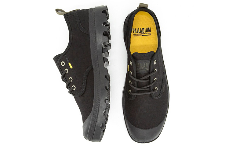 (W) Palladium Pampa OX HTG Supply 'Tide Low-Top Black Canvas' 圖 4