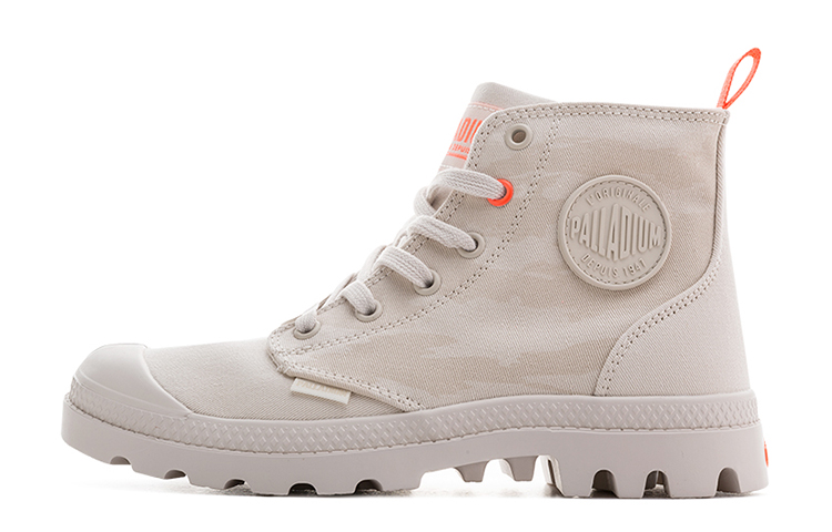 (Women) Palladium Pampa Zip 'Nevada Casual High-Top Canvas - Beige' 96699-978-M