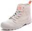 Order (W) Palladium Pampa Zip 'Nevada Kasual Tinggi-Atas Kanvas - Beige' 96699-978-M