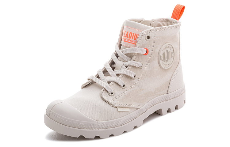 Order (W) Palladium Pampa Zip ''Nevada Casual Hoge Canvas Schoenen - Beige'' 96699-978-M