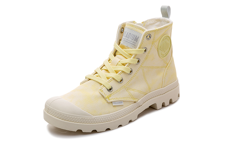 Order (W) Palladium Pampa Zip 'Nevada High-Top Kuning Kanvas' 96693-701-M