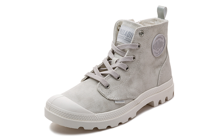 (W) Palladium Pampa Zip High-Top Canvas 'Desertwash White' 圖 2