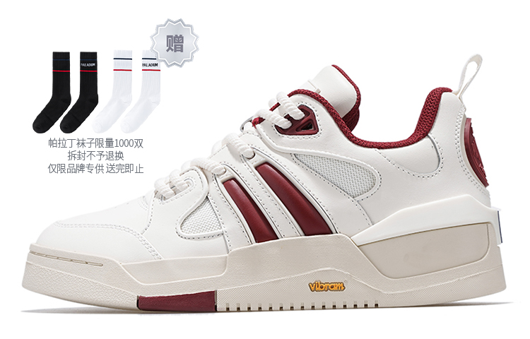 (W) Palladium PU Retro CMFT Low 'White Red'