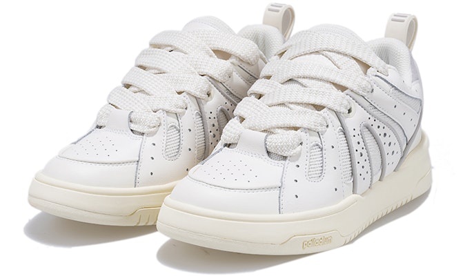 Palladium Skate 舒適百搭 防滑耐磨 低幫 板鞋 女款 米白 Shop Palladium Skate 舒適百搭 防滑耐磨 低幫 板鞋 女款 米白