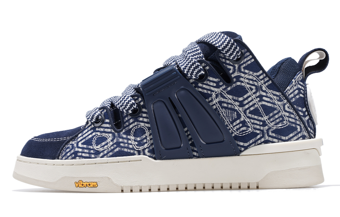 (W) Palladium Skate Low 'Blue Jacquard'