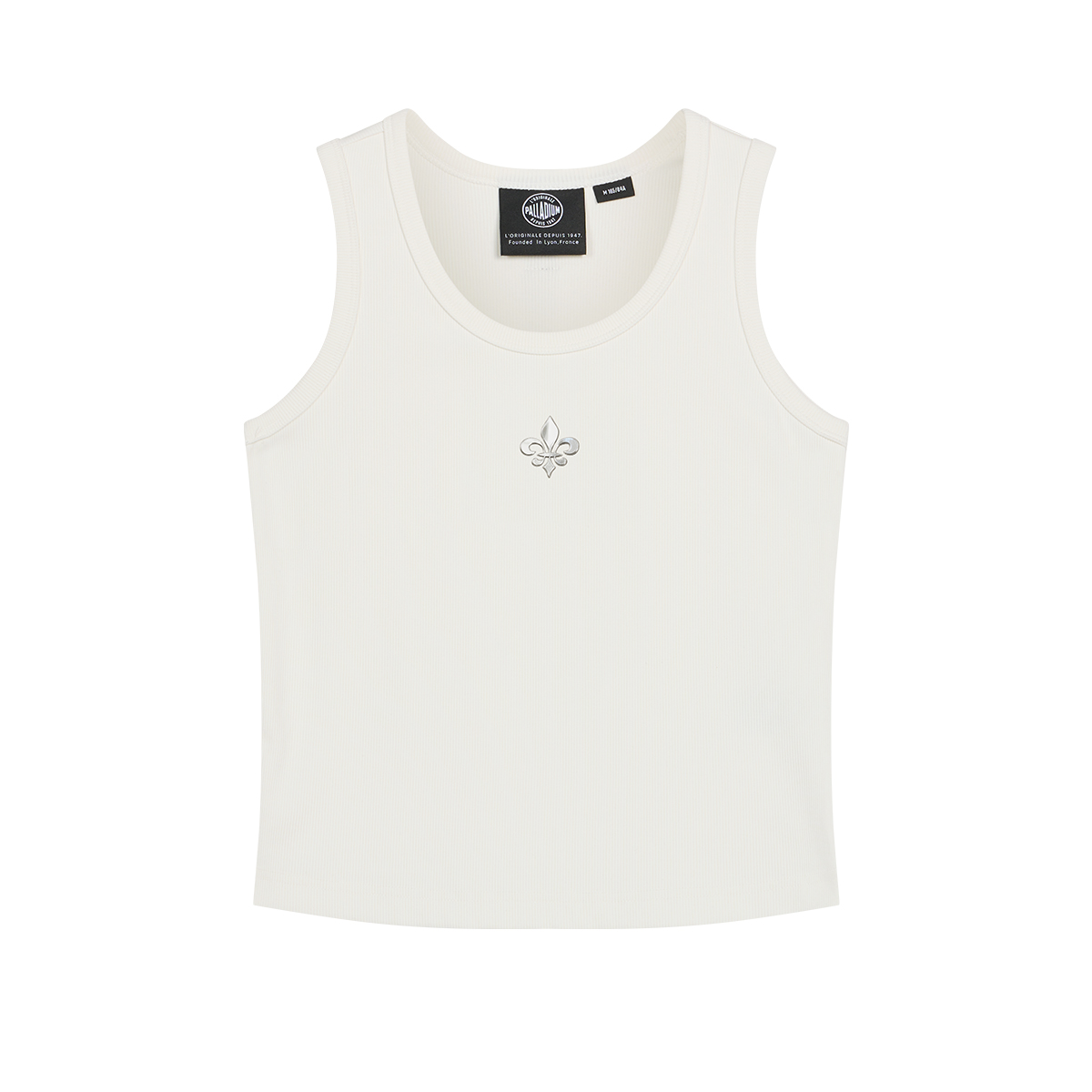 (Women) Palladium Sleeveless Tank Top with Minimalist Logo Design. 1911398-032