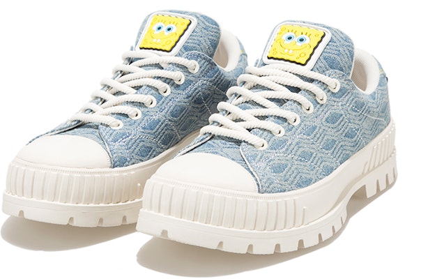(W) パラディウム×スポンジ・ボブ パムパオックスフォード 青/白 98805-401-M Lookbook (W) パラディウム×スポンジ・ボブ パムパオックスフォード 青/白 98805-401-M