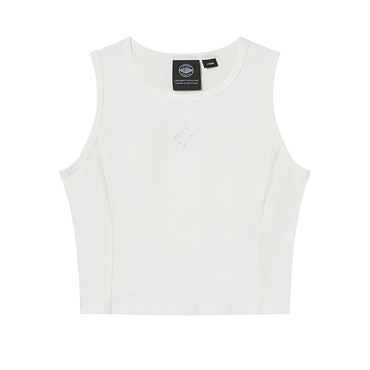(Women) Palladium Spring/Summer Iris Logo Embroidered Vintage Slim Fit Sports Tank Top 1913081
