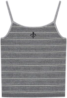 (Women) Palladium Spring/Summer Retro Knit Striped Logo Tank Top - Soft & Adjustable Fit 1913891-1 (Women) Palladium Spring/Summer Retro Knit Striped Logo Tank Top - Soft & Adjustable Fit 1913891-1