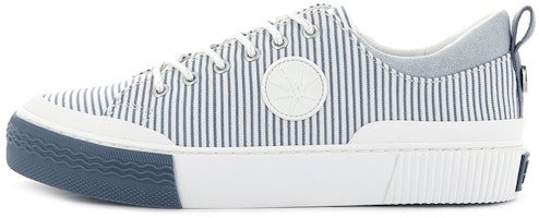 (Women) Palladium Studio 02 Txt 'Blue and White Stripes' 97608-472-M (Women) Palladium Studio 02 Txt 'Blue and White Stripes' 97608-472-M
